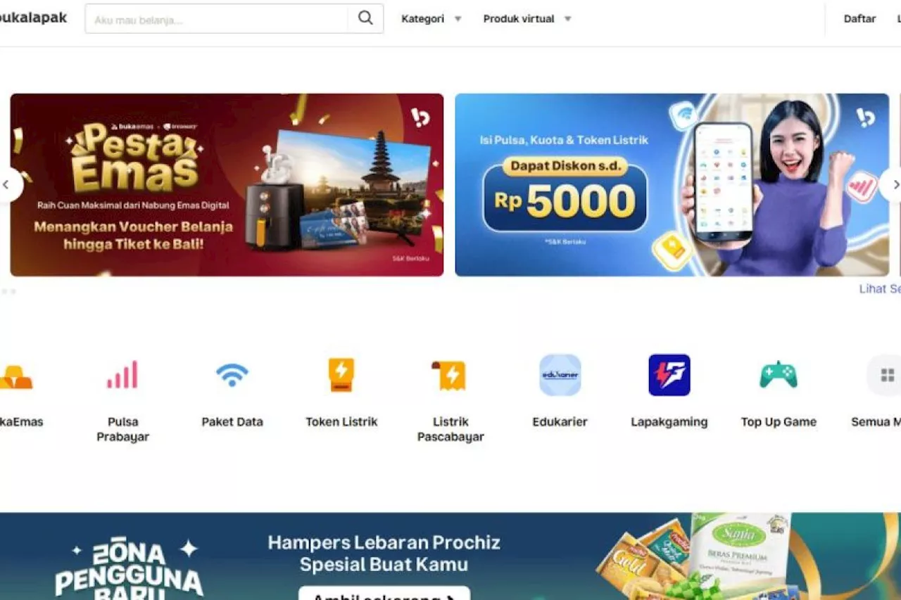 Bukalapak Beralih Fokus pada Produk Virtual, Hentikan Penjualan Fisik