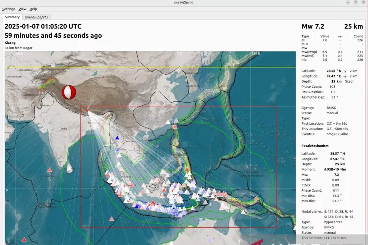 Gempa Bumi Tibet China Membunuh Lebih Dari 100 Orang