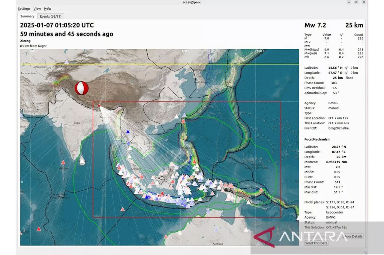 Gempa di Tibet China Membunuh 126 Orang