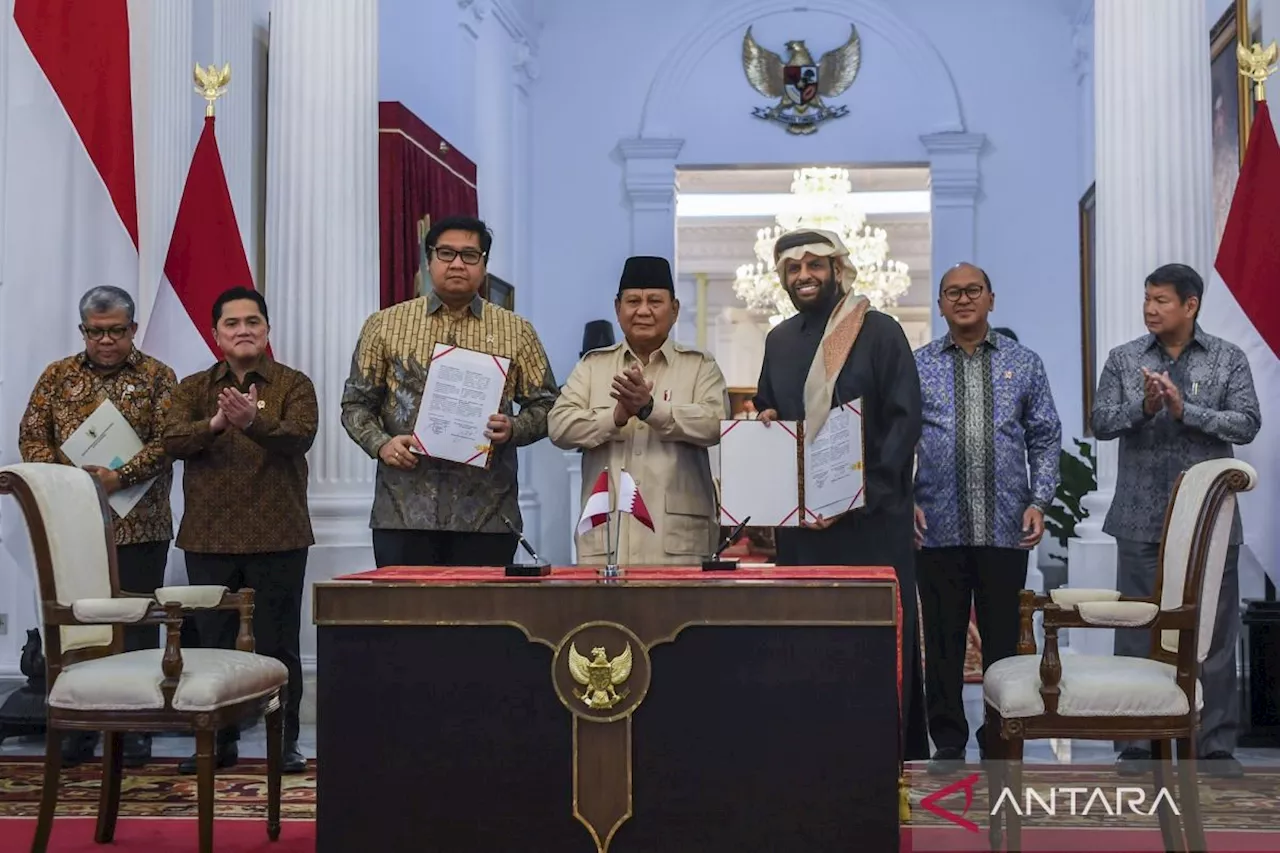 Presiden Prabowo saksikan penandatanganan MoU program satu juta rumah