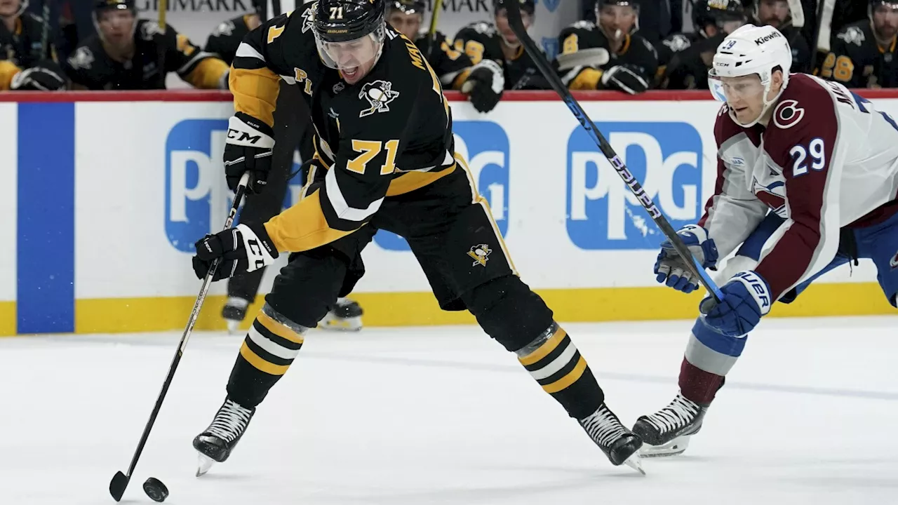 Evgeni Malkin Misses Game With Upper-Body Injury