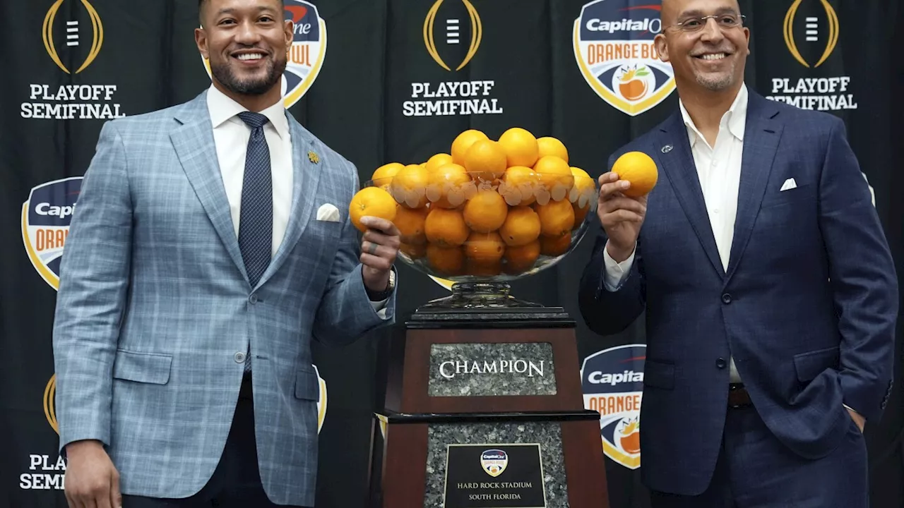 Notre Dame, Penn State Meet in Orange Bowl for CFP Title Shot