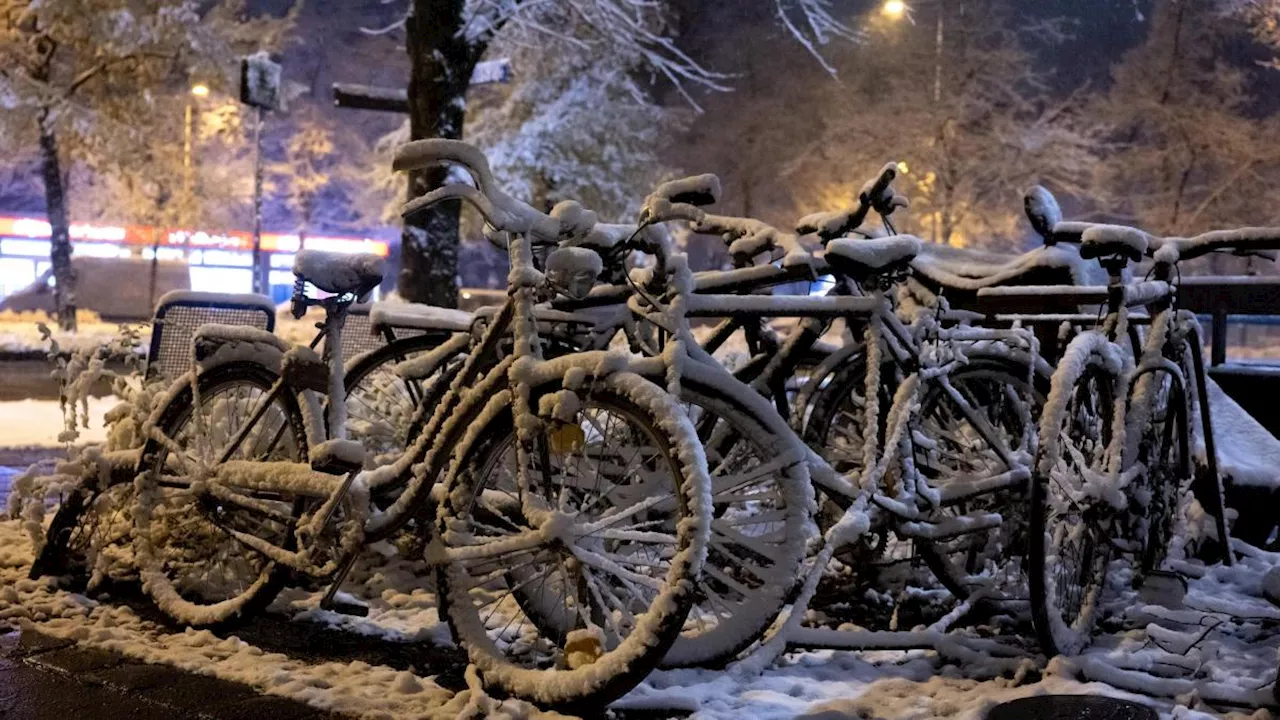 Deutschland Begrüsst den Winter mit Schnee und Kälte