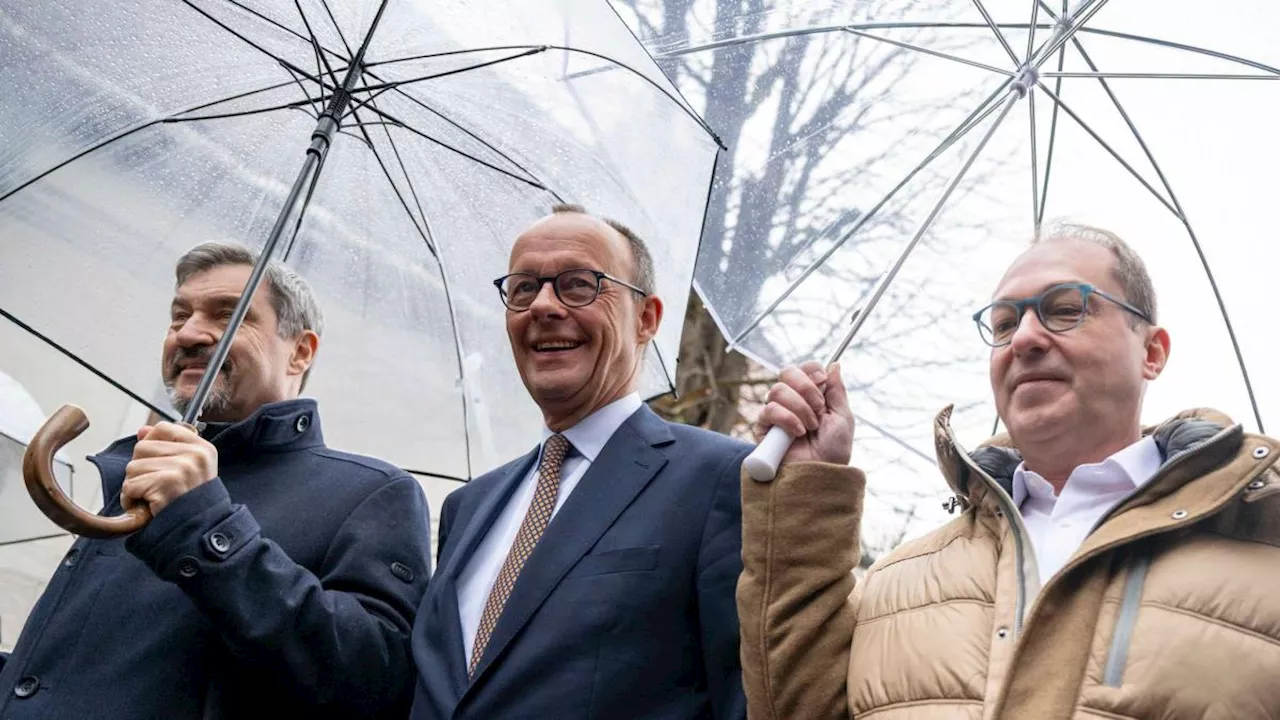 Wetter-Diskussion und politische Unterschiede: Merz startet Wahlkampf in Seeon