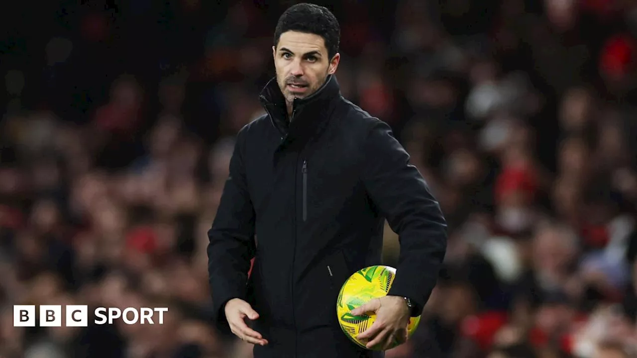 Arsenal 0-2 Newcastle: Mikel Arteta says Carabao Cup footballs are 'tricky'