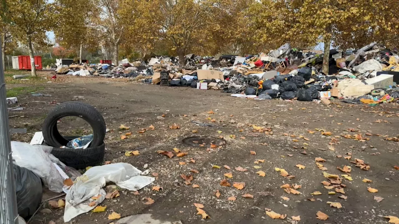 Givors: Fin du rebut géant derrière le Palais des Sports