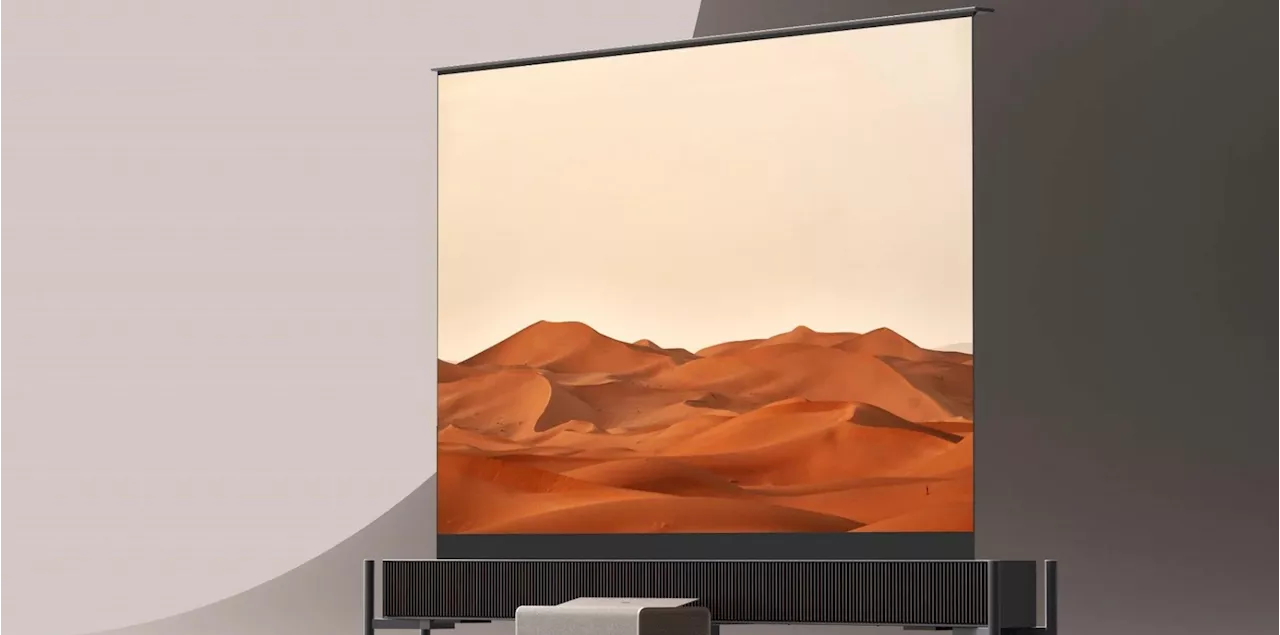 XGIMI Ascend: A 2-in-1 Projector Screen and Soundbar Unveiled at CES 2025