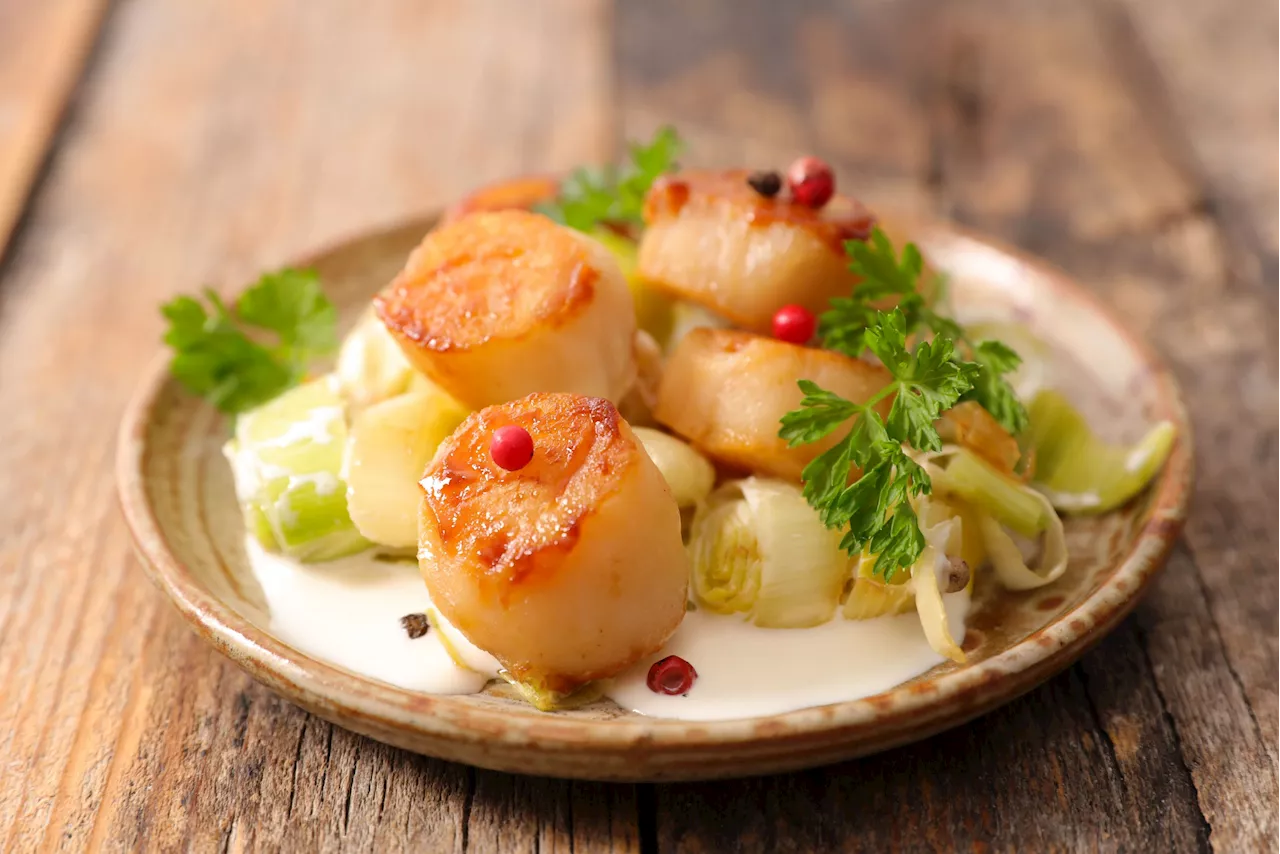 Recette de Coquilles Saint-Jacques avec Poireau