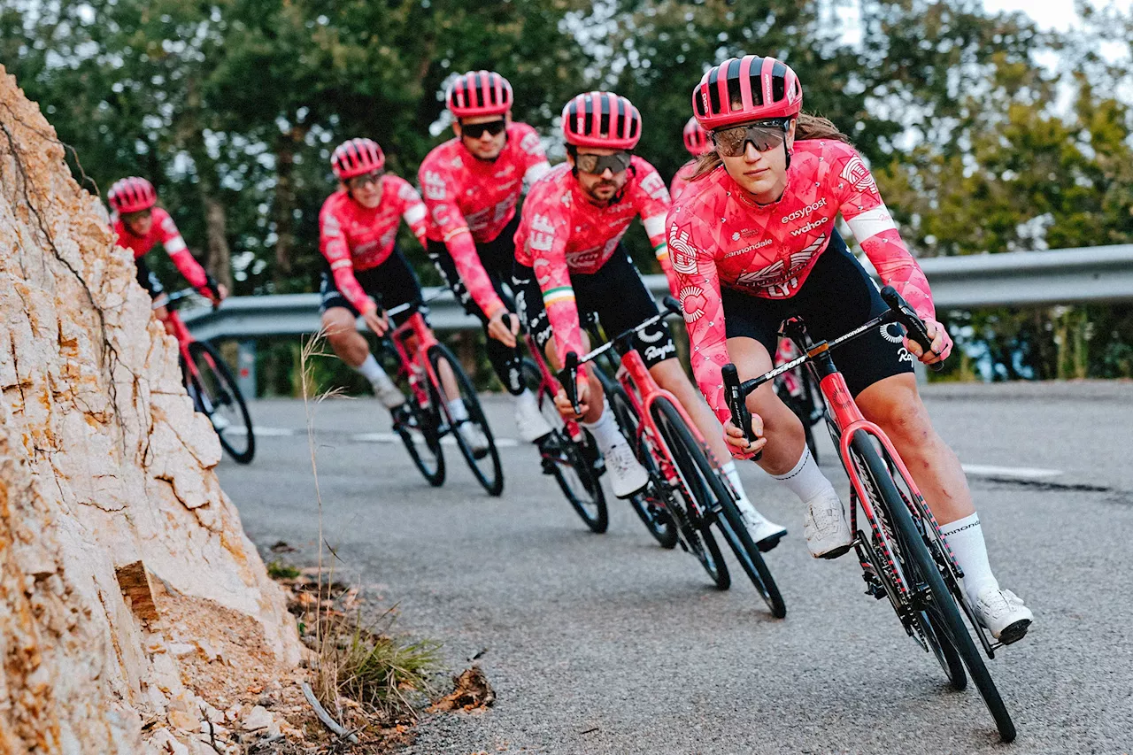 Argyle Is Back in New 2025 EF Pro Cycling Pink Team Kit, Teasing Rapha Innovation