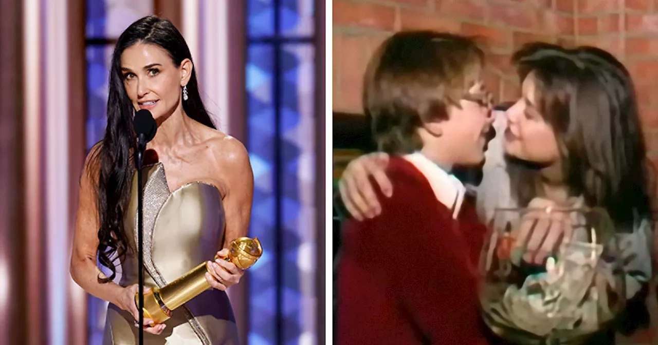 Demi Moore Faces Backlash Over Viral Kissing Clip with Teenager