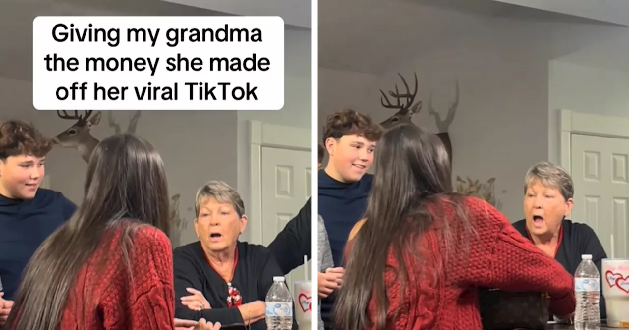 TikToker Gives Grandma Earnings From Viral Video