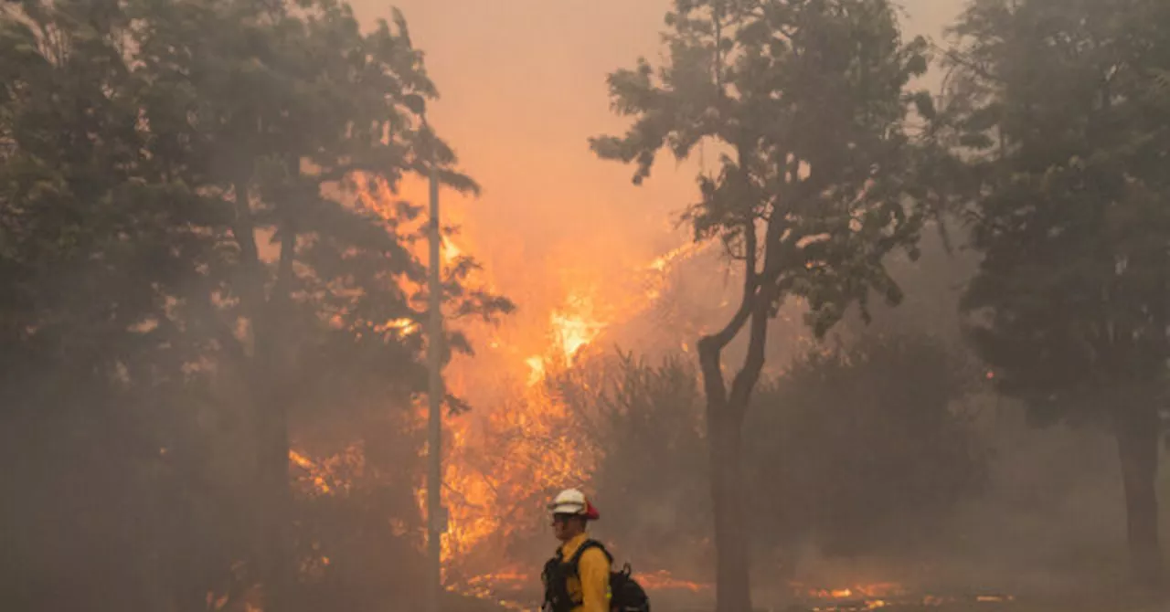 Wildfire Engulfs Homes in Pacific Palisades, Fueled by Strong Winds