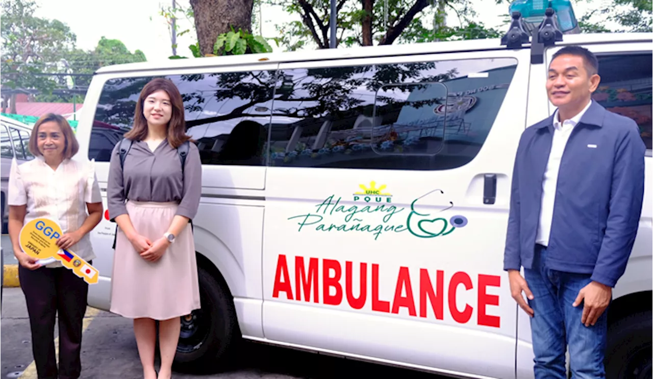 Japan ships ambulances to Parañaque City LGU