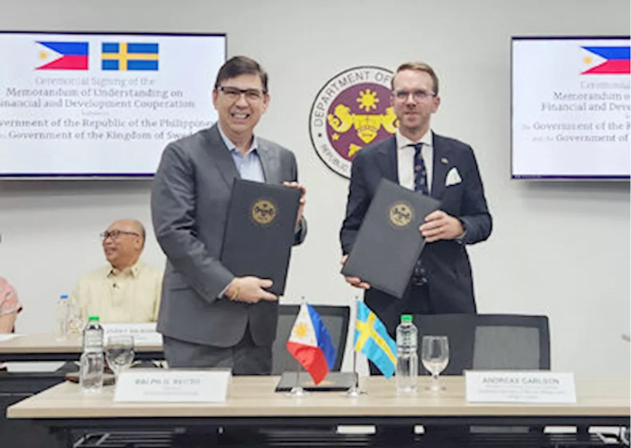 Sweden signs MOU enabling export financing, development cooperation