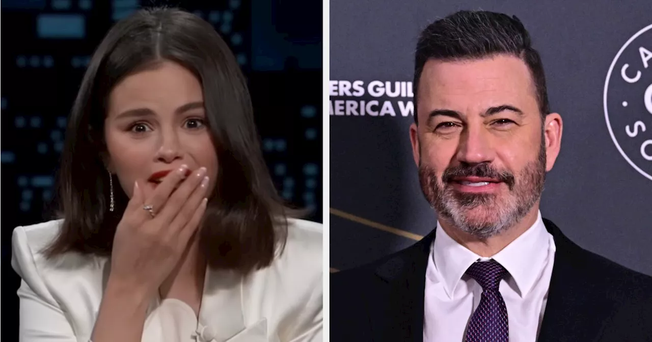 Jimmy Kimmel Gifts Selena Gomez a 'Daddy Saddle'