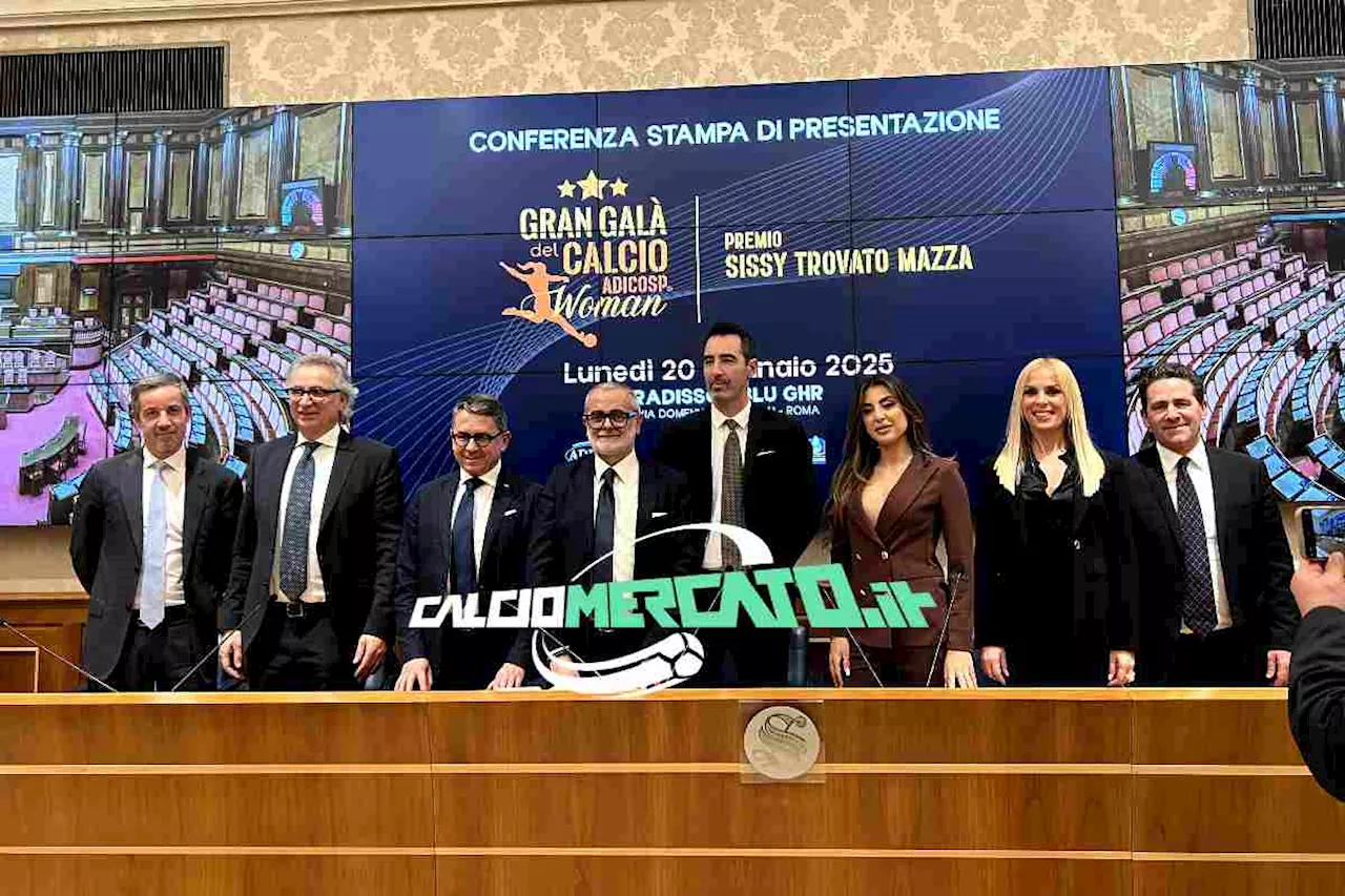 Gran Gala del Calcio Femminile, premiate Giugliano e Gama. Carnevale: “Le donne hanno qualcosa di più”