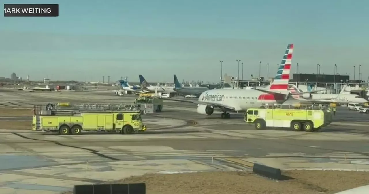 United Airlines Flight Clipped at Chicago's O'Hare Airport