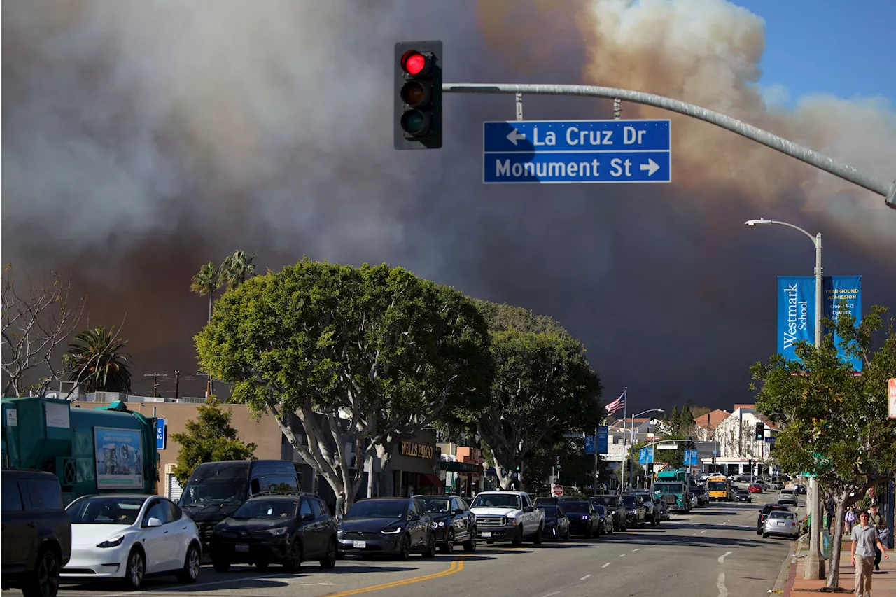 Incêndio Florestal atinge Los Angeles, causando grande pânico e engarrafamentos