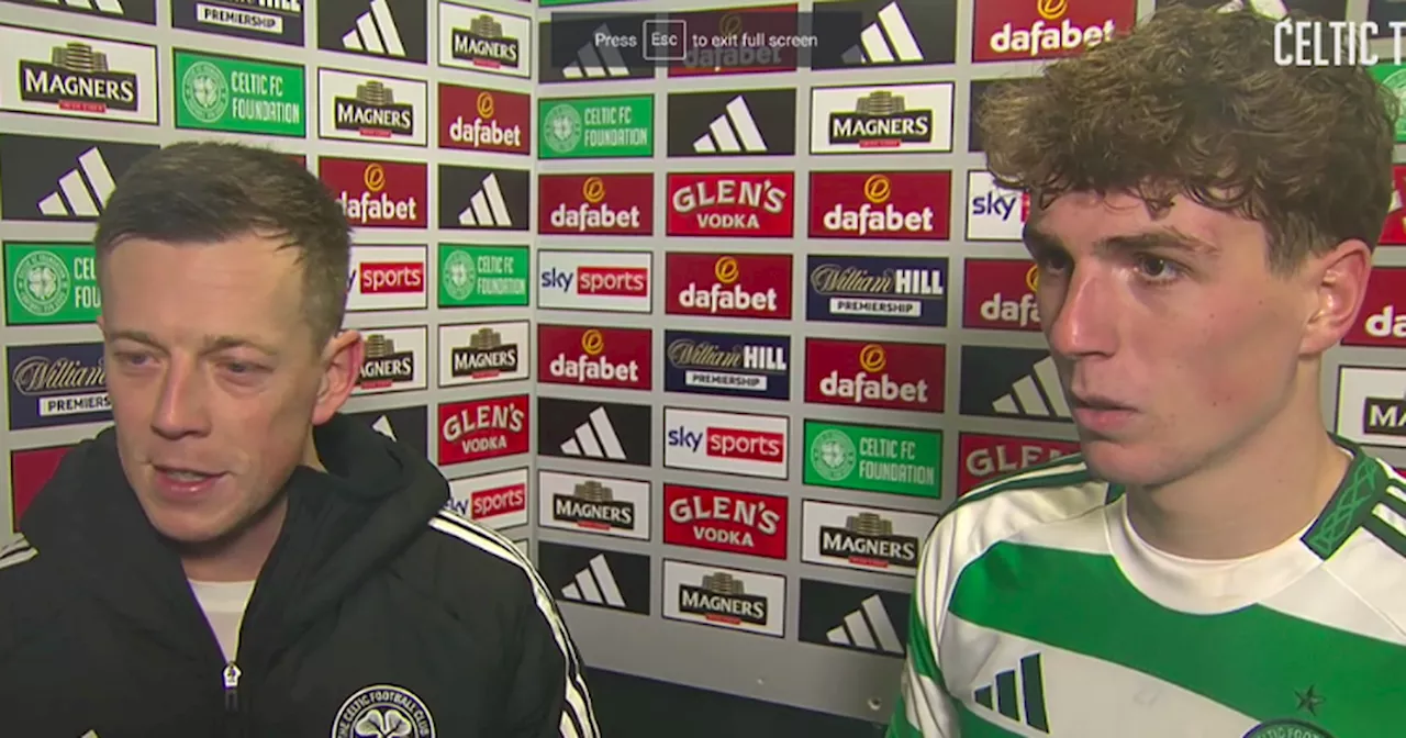 Celtic's Engels Earns Back-to-Back Man of the Match Awards, McGregor Jokingly Credits His Dad