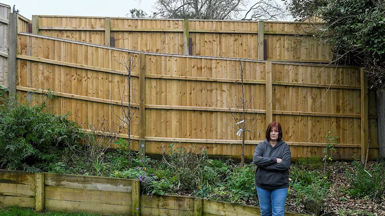 Spiked Fence Turns Garden into 'Colditz Castle' for Couple