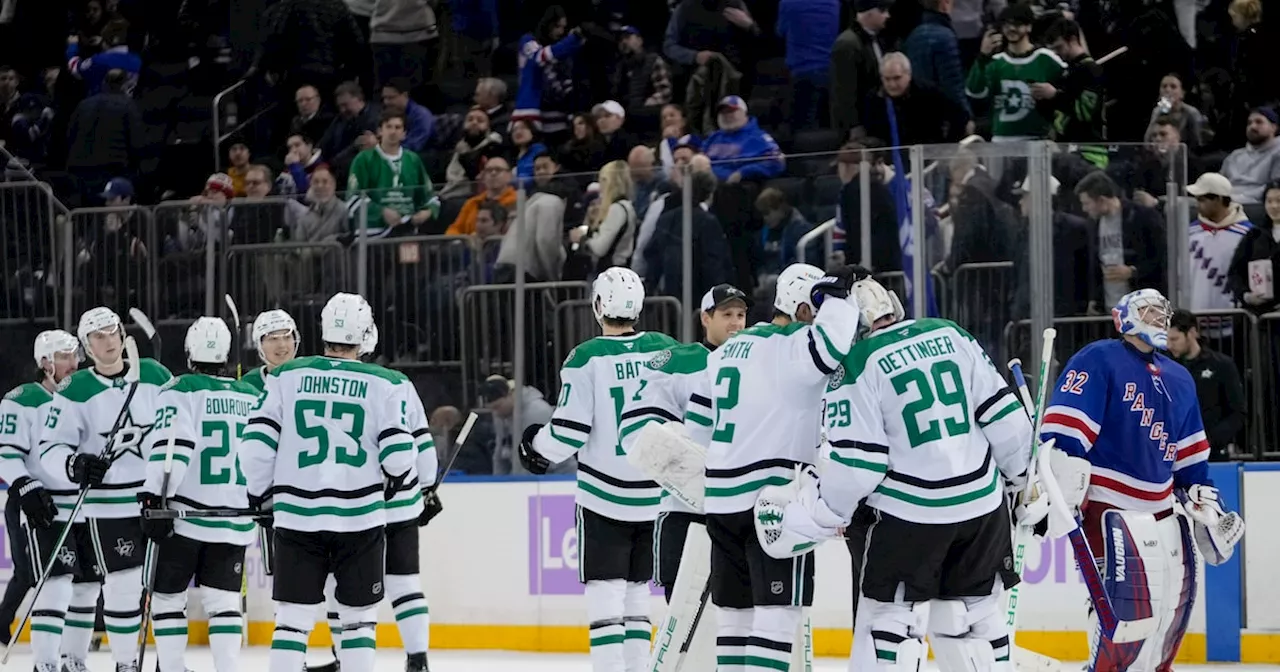 Stars rally past Rangers in OT; Benn scores winner