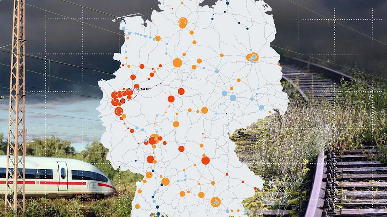 Fernzug-Statistik: Wo die Bahn besonders unpünktlich ist