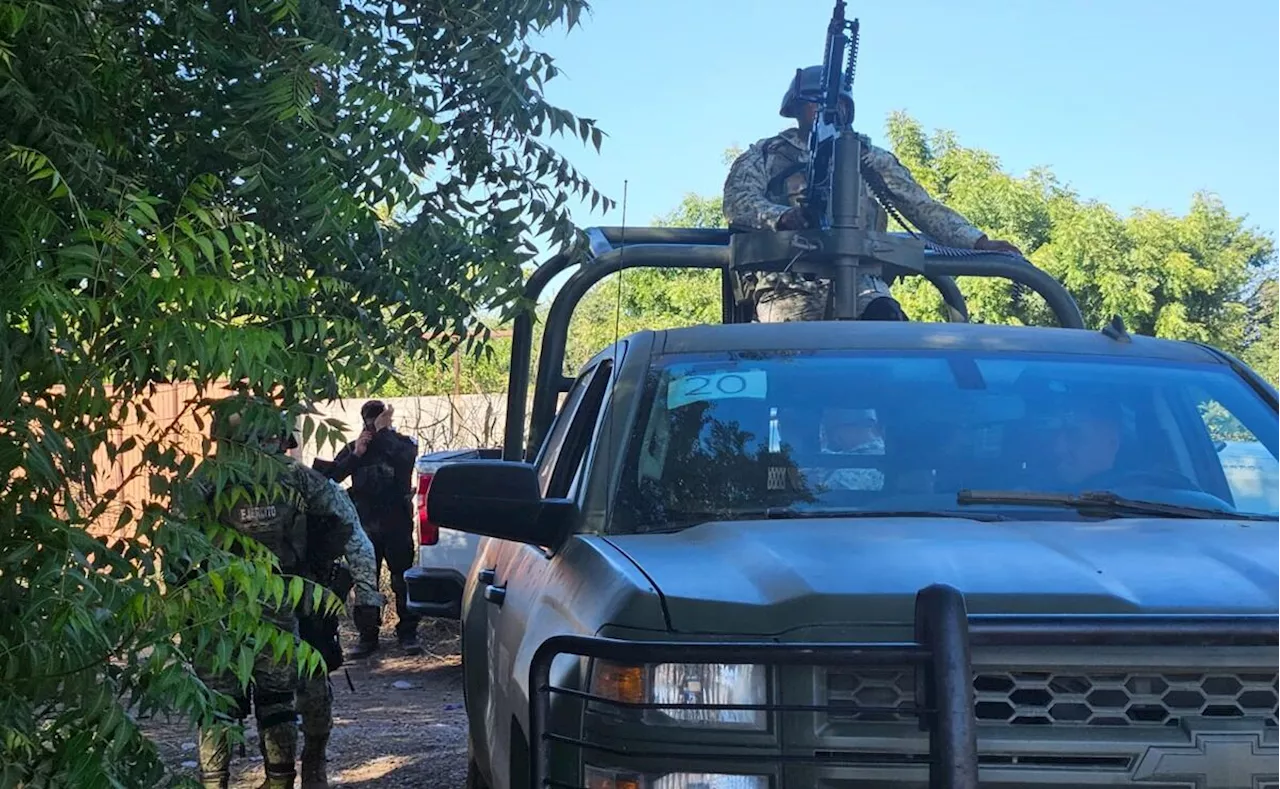 Detienen a dos hombres tras ataque a convoy militar en Navolato, Sinaloa; aseguran armas y 2 vehículos