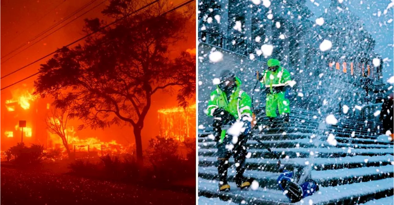 Tormenta mortal amenaza a Los Ángeles mientras el incendio forestal se intensifica