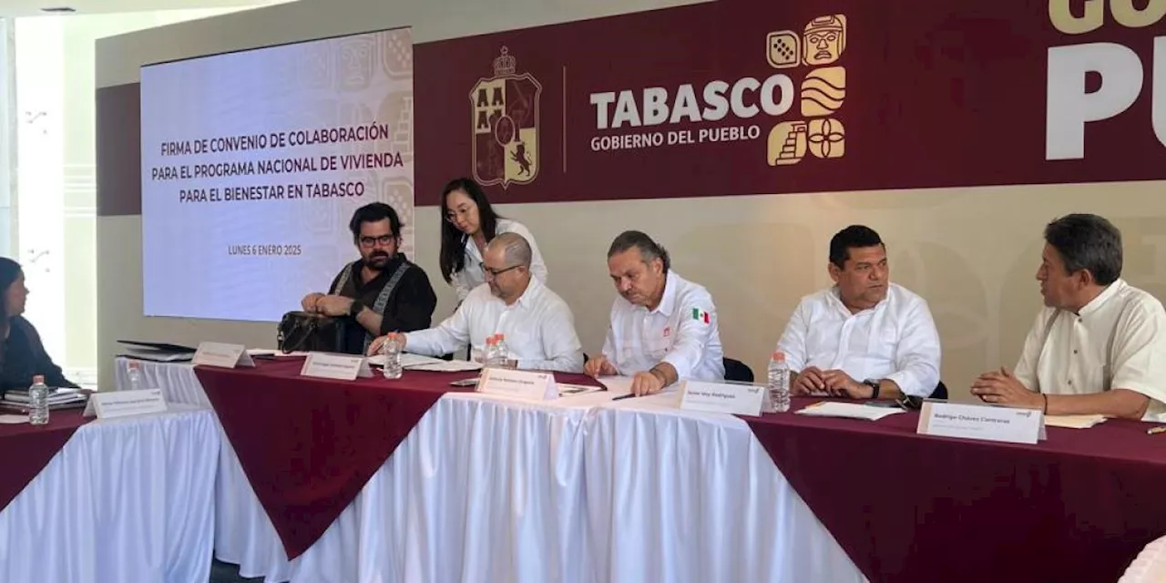 Sedatu y Tabasco Inician Programa de Vivienda para el Bienestar