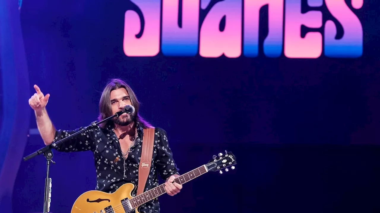 Juanes se presenta en Universal Studios para celebrar Mardi Gras