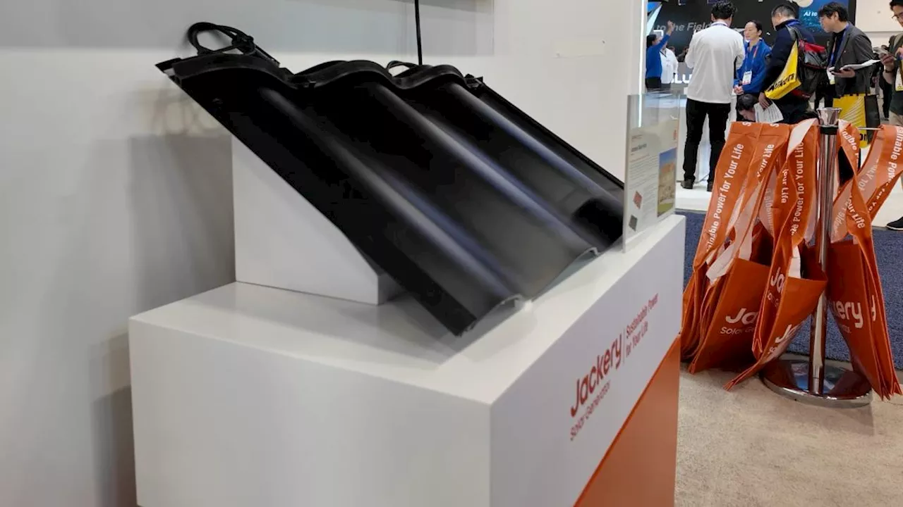 Jackery Unveils Curved Solar Shingles at CES 2025