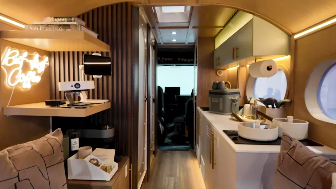 RollAway: Hotel Luxury Meets Eco-Friendly Camping in a Drivable Van