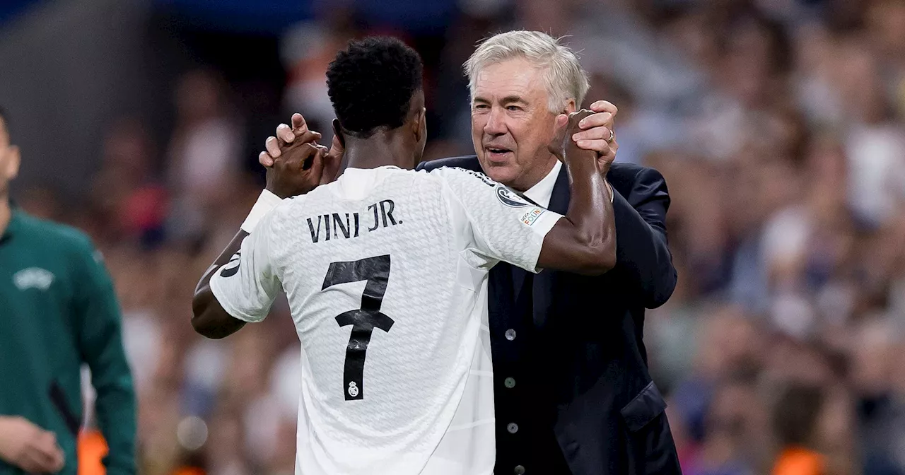  Carlo Ancelotti kritisiert Zwei-Spiele-Sperre für Vinícius Júnior: 'Lenken von Beleidigungen ab'