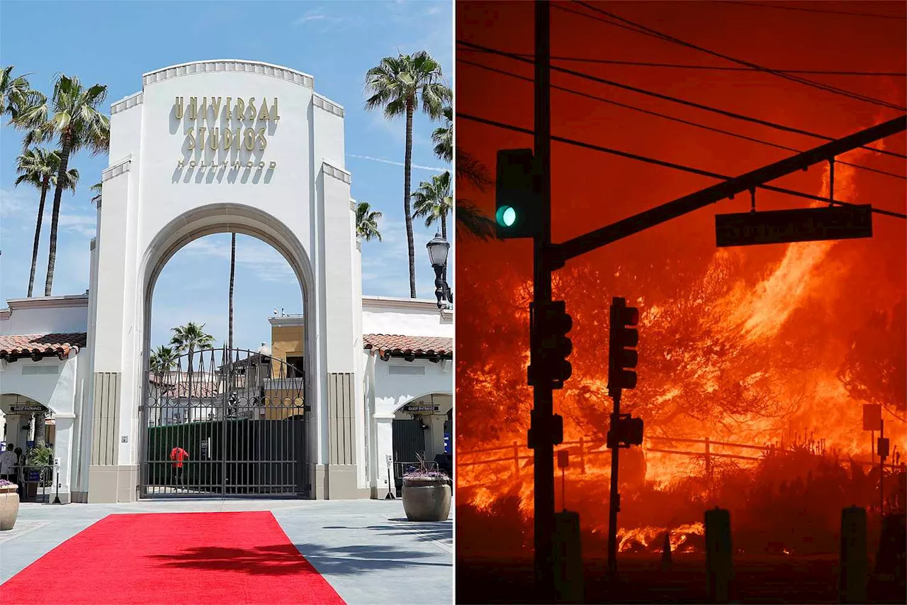 Los Angeles Fires Force Universal Studios Hollywood Closure