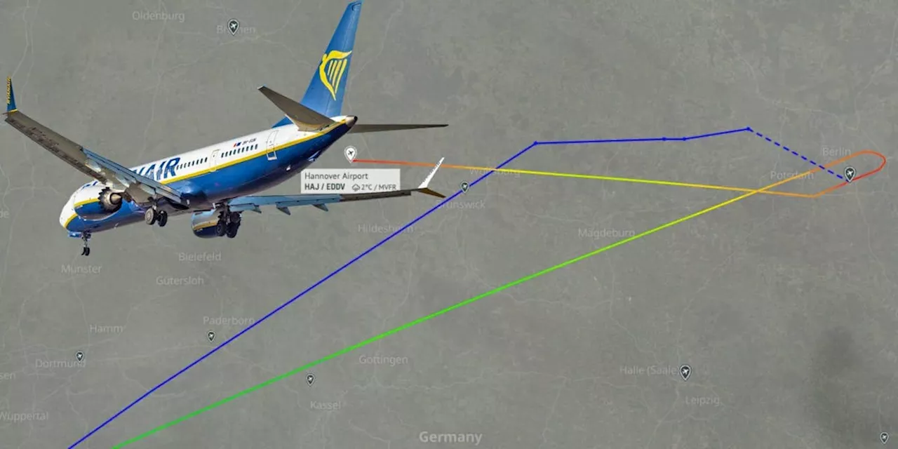 Ryanair Flug Wegen Nachtflugverbot nach Hannover Umgeleitet