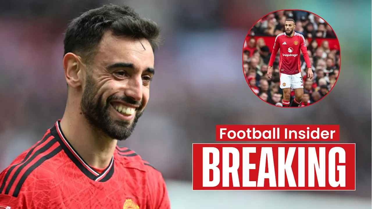 Bruno Fernandes Reacts to Noussair Mazraoui in Man United Training