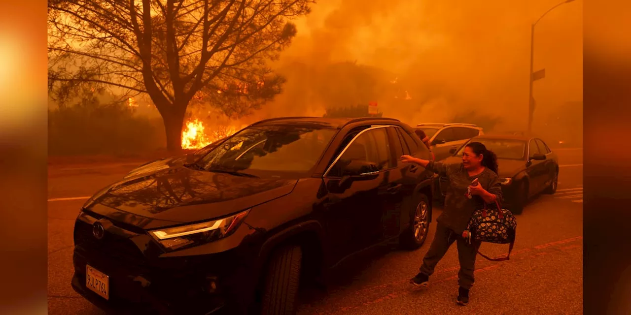 Wildfire Ravages Pacific Palisades, Forced Evacuations Amid Strong Winds