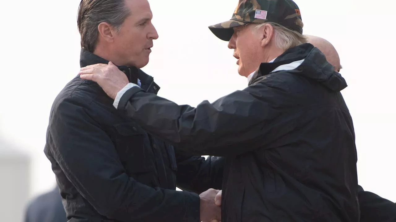 Trump Blames Newsom for California Wildfires, Citing Unsigned Water Declaration