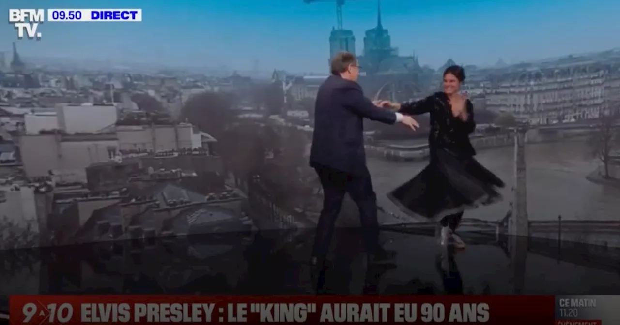 Apolline de Malherbe S'Improvise Danseuse sur le Plateau de BFMTV