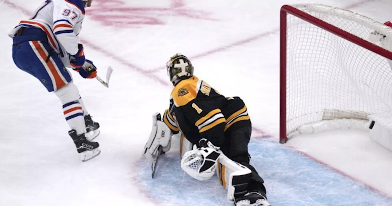 McDavid Powers Oilers to 4-0 Win Over Bruins