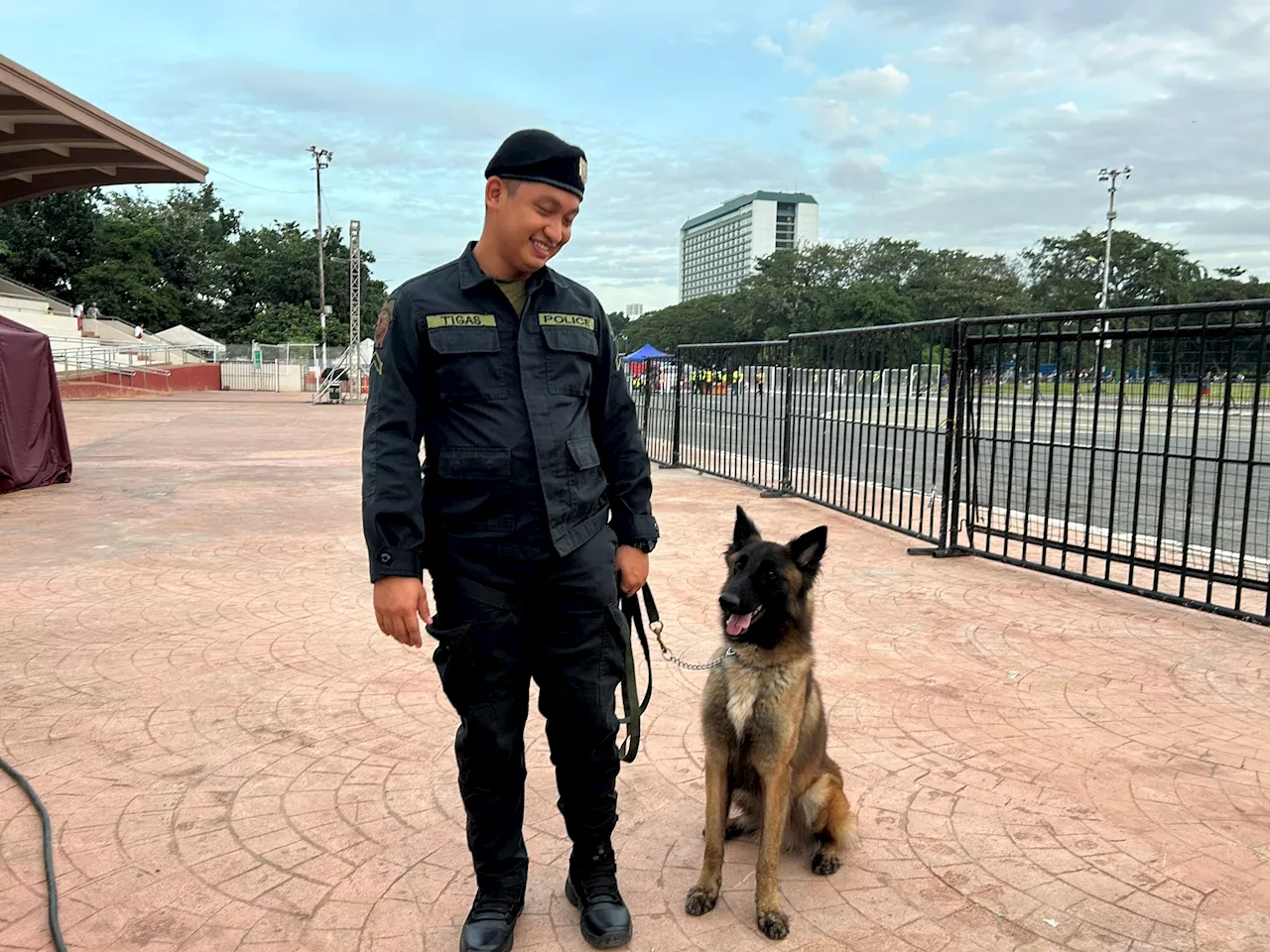 K-9 Units Deployed to Ensure Safety at Nazareno Pilgrimage