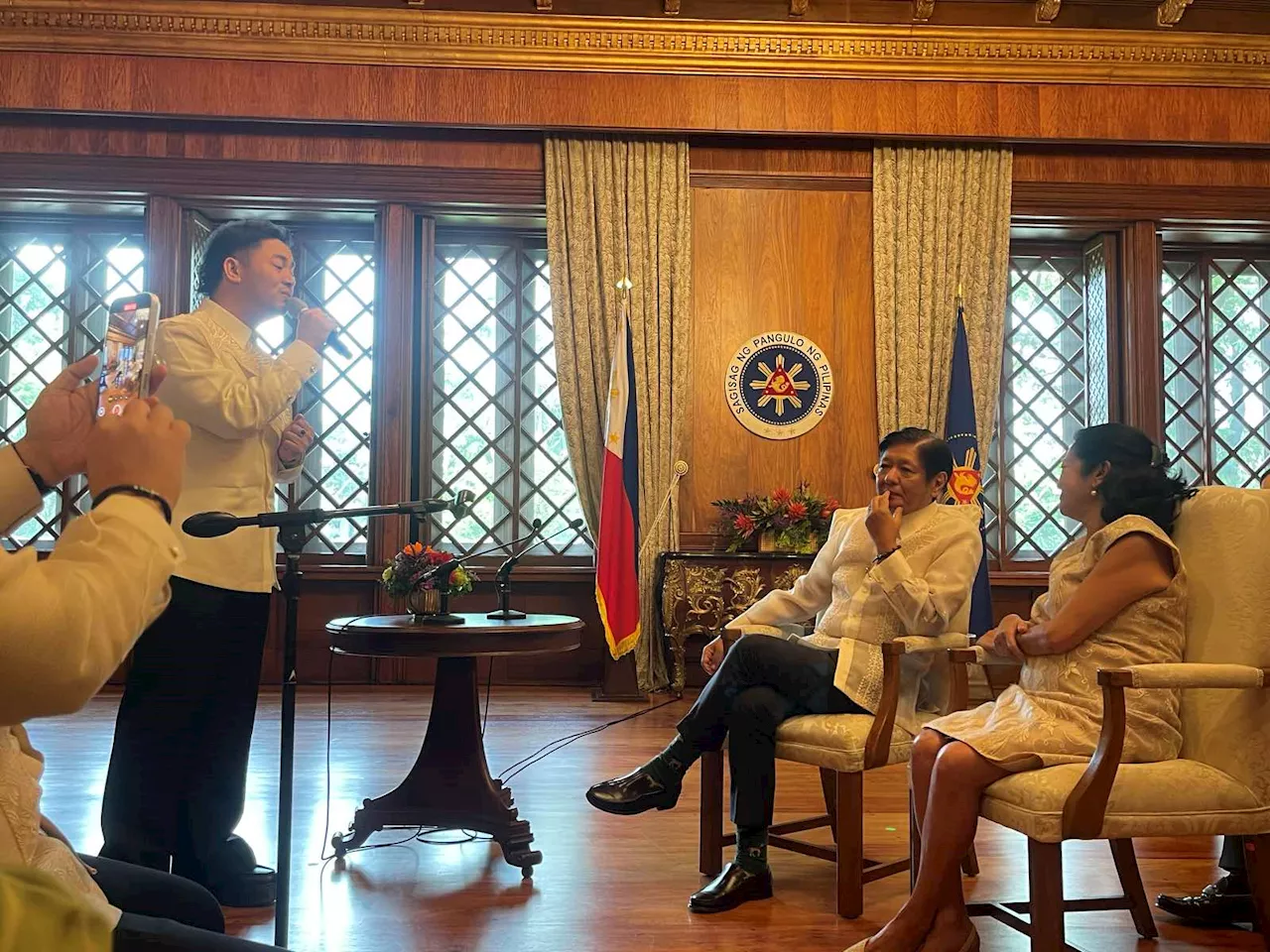 The Voice USA Champion Sofronio Vasquez Meets President Ferdinand Marcos Jr.