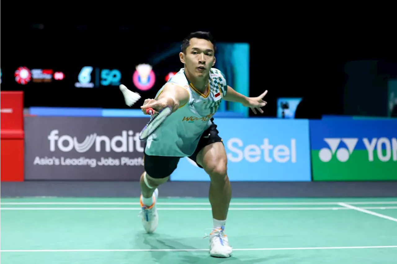 Jonatan Christie Tumbang di Malaysia Terbuka