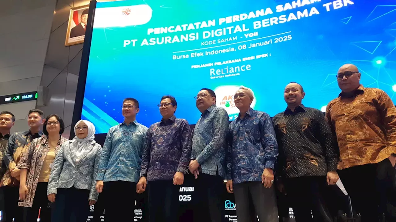 PT Asuransi Digital Bersama Tbk Menjadi Perusahaan Pertama yang Melantai di Bursa Efek Indonesia pada 2025