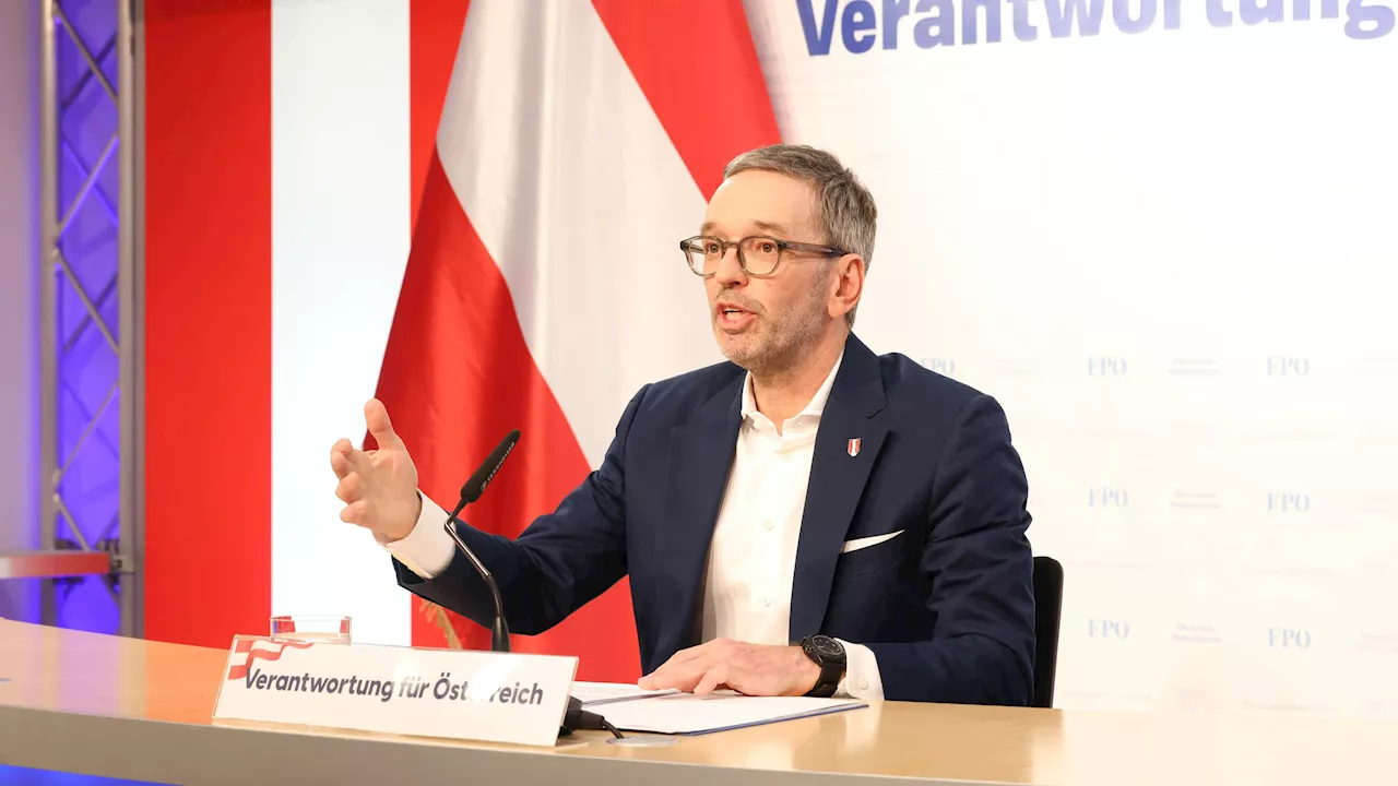 FPÖ-Chef Kickl stellt der ÖVP ein Ultimatum