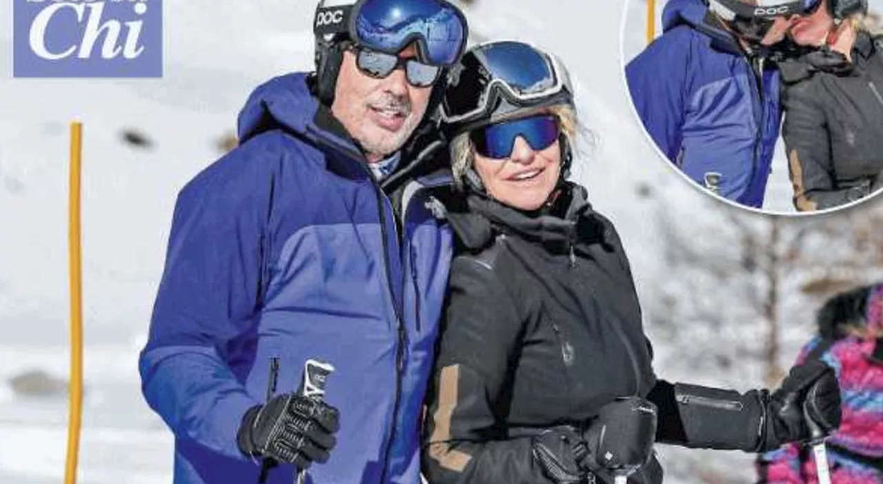 Antonella Clerici e Vittorio Garrone: amore a Cervinia