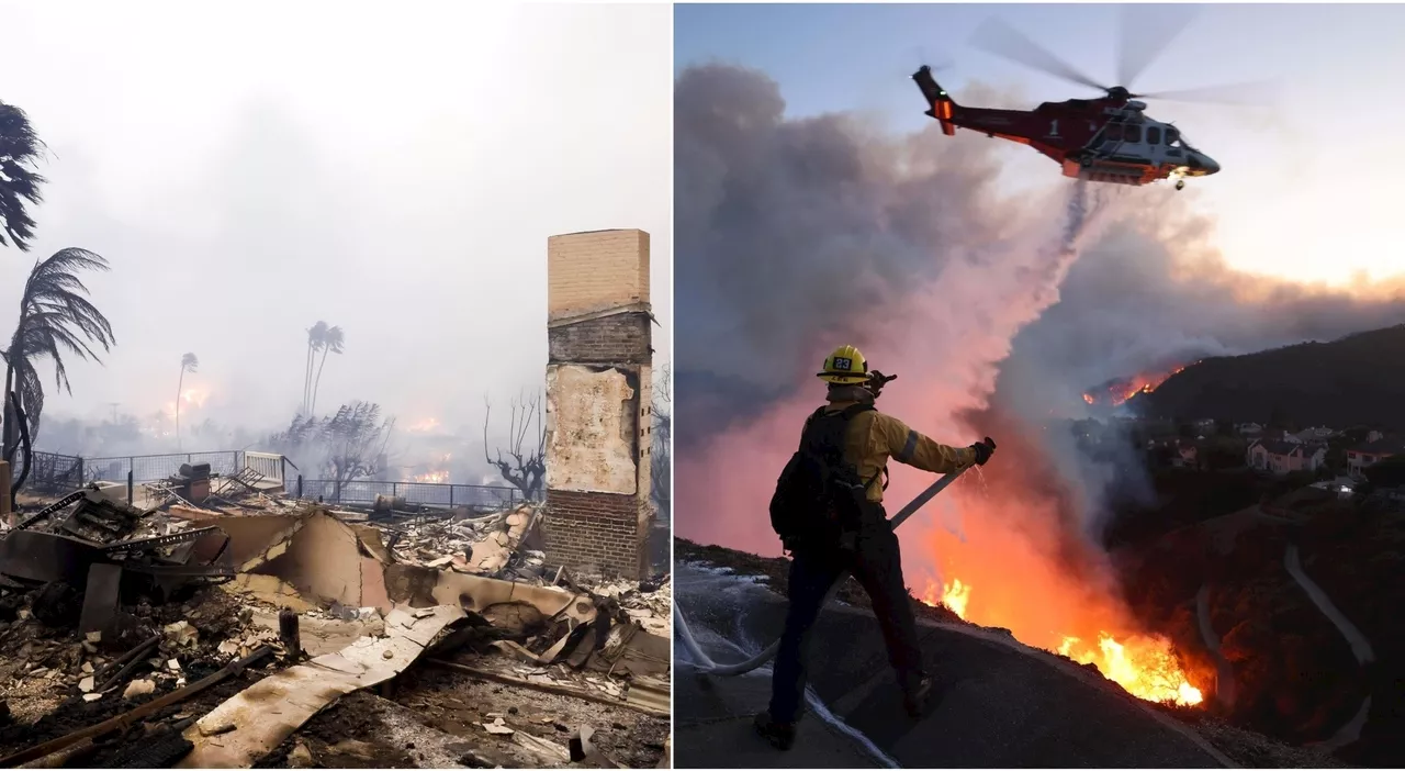 Incendio devasta Los Angeles, almeno due morti