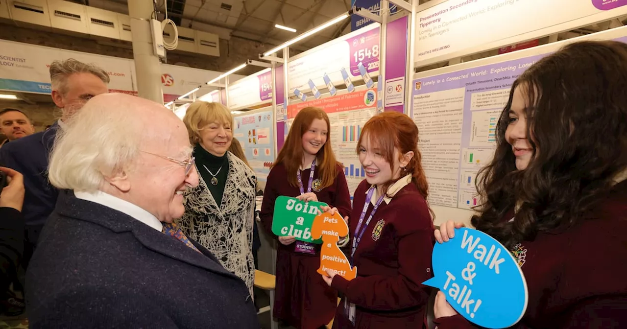 President Higgins Calls on Young Scientists to Prioritize Global Welfare and Counter War Rhetoric