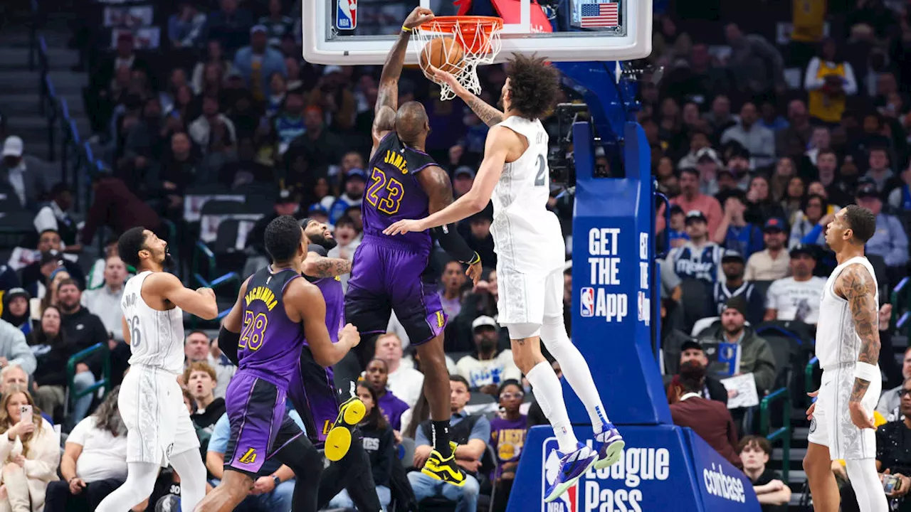 Dallas Mavericks besiegen LeBron James und die Los Angeles Lakers