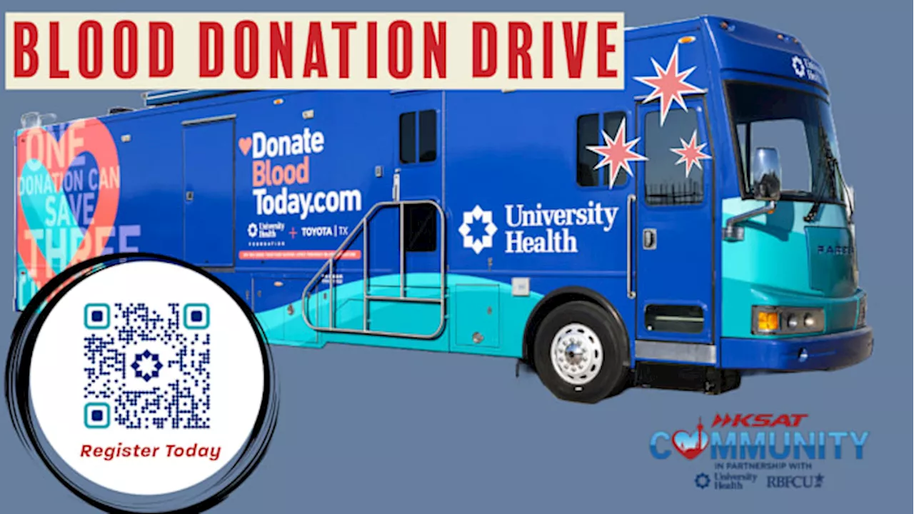 Donors needed: Donate during the ‘KSAT Community Blood Drive’ in January